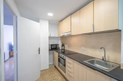 Una cocina o zona de cocina en HomeHolidaysRentals Magic - Costa Barcelona