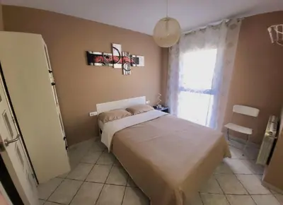 Cama o camas de una habitación en Cozy Blanes Apartment