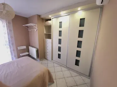 Cama o camas de una habitación en Cozy Blanes Apartment