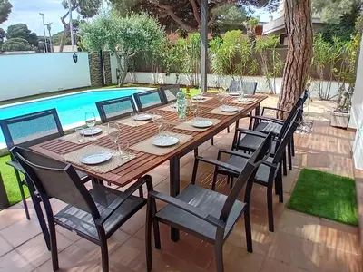 Piscina en o cerca de Villa Exclusiva con Piscina Privada en Platja d'Aro - ES-209-100