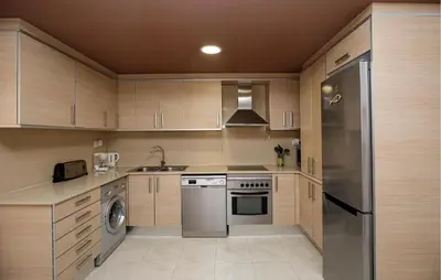 Una cocina o zona de cocina en Beautiful Apartment In Pineda De Mar