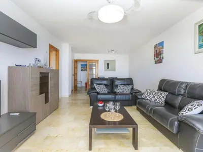 Zona de estar de Apartment Blanes Playa by Interhome
