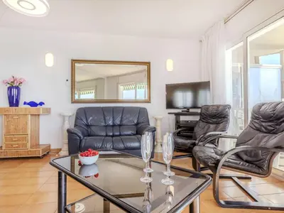 Zona de estar de Apartment Groc by Interhome