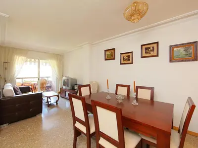 Zona de estar de Apartment Rambla de Tossa by Interhome