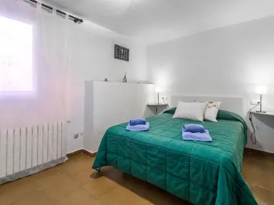 Cama o camas de una habitación en Holiday Home Platja by Interhome