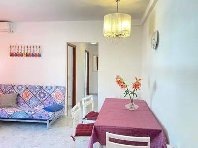 Zona de estar de Lloret Fenals Apartment Antilles