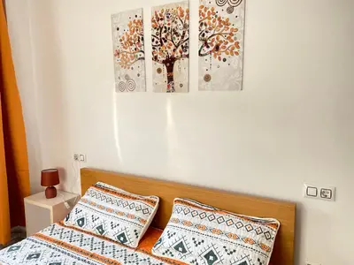 Cama o camas de una habitación en Lloret Fenals Apartment Antilles