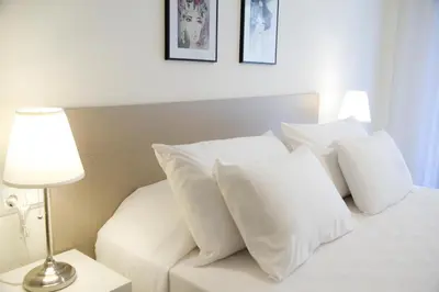 Cama o camas de una habitación en SANTA SUSANNA Chic! Apartments by ALEGRIA