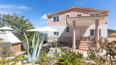 Jardín al aire libre en Villa Angel - Lloret de Mar