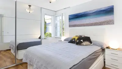 Cama o camas de una habitación en 2Monte01 - Blanes
