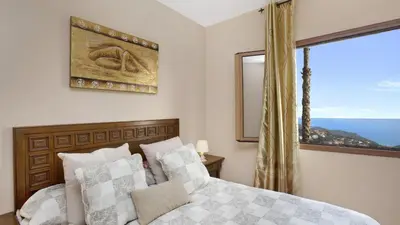 Cama o camas de una habitación en Villa Palme - Lloret de Mar