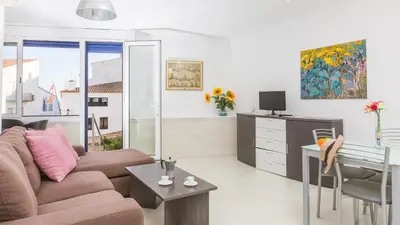 Una televisión o centro de entretenimiento en 1Solive - Calella de Palafrugell