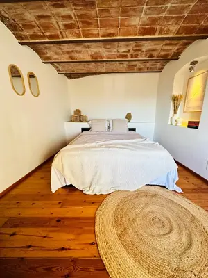 Cama o camas de una habitación en B&B La Vista Brava