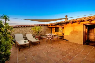 Un patio o zona al aire libre en Can Felip Apartments