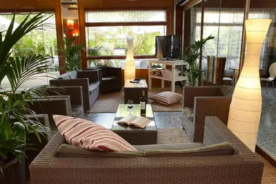 Zona de estar de Hotel Bell Repos