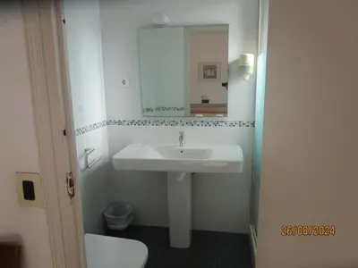 Un baño de Hotel Apartaments Gesòria Porta Ferrada