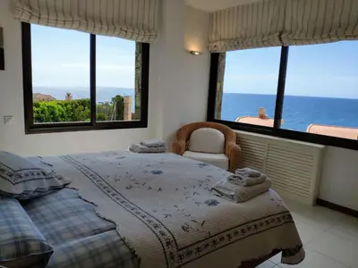 Cama o camas de una habitación en Girbal Terrace
