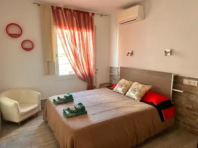 Cama o camas de una habitación en Apartaments IRI