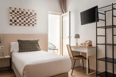 Cama o camas de una habitación en BYPILLOW Erba