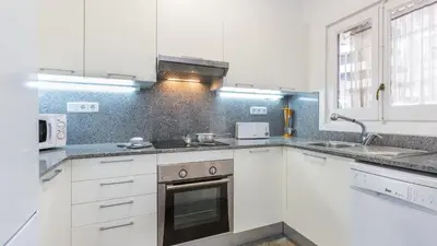 Una cocina o zona de cocina en 1Blan - Llafranc