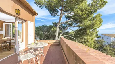 Un balcón o terraza de Est Benet - Calella de Palafrugell