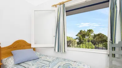 Cama o camas de una habitación en Can 1 - Calella de Palafrugell