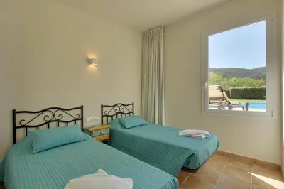 Cama o camas de una habitación en Casa Peters
