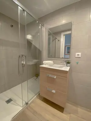 Un baño de Villa Sa Caleta