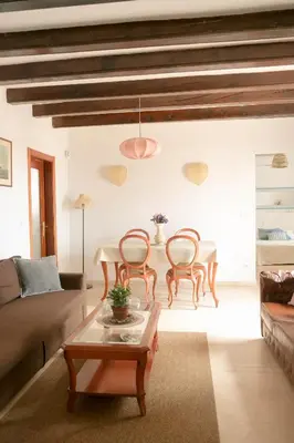 Zona de estar de Villa Sa Caleta
