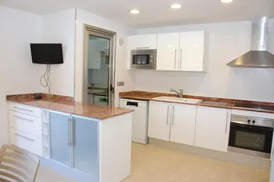 Una cocina o zona de cocina en AB Sant Antoni de Calonge
