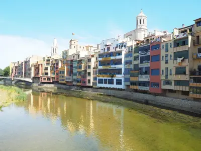 Vista general de Girona o vista desde el apartamento