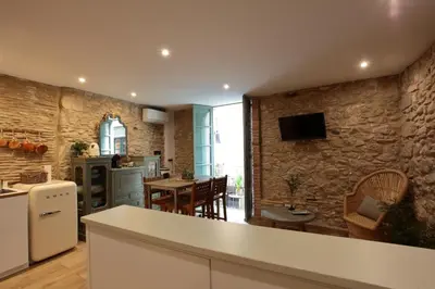 Una cocina o zona de cocina en Old Side Girona One