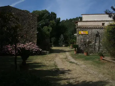 Jardín al aire libre en Mas Gibert
