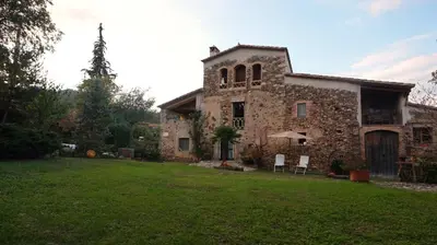 Jardín al aire libre en Mas Gibert