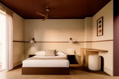 Cama o camas de una habitación en Hotel Medium Montecarlo