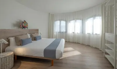 Cama o camas de una habitación en Cliper Apartments by Escampa Hotels