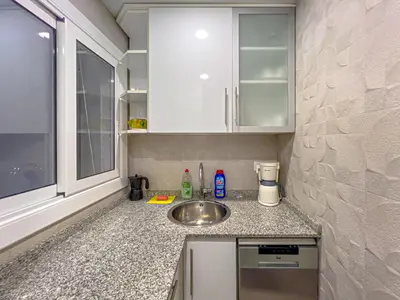 Una cocina o zona de cocina en Vivalidays Joan - Blanes