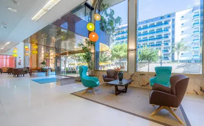 Zona de estar de Hotel Blaumar