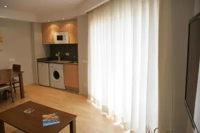 Una cocina o zona de cocina en Hotel Acapulco