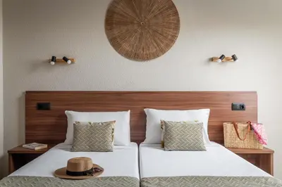 Cama o camas de una habitación en ALEGRIA Cartago Nova
