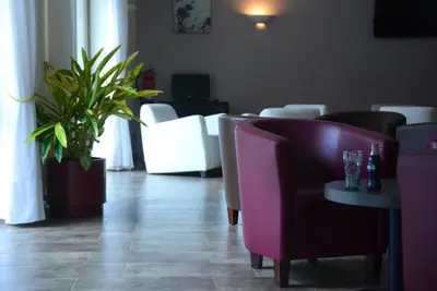 Zona de estar de Hotel Stella Maris