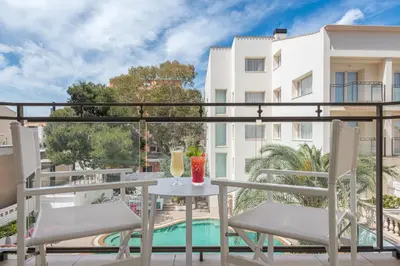Un balcón o terraza de Hotel Rosamar