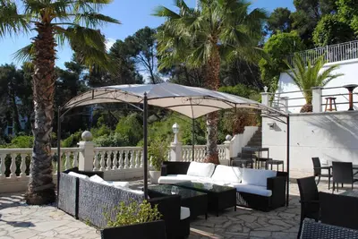 Jardín al aire libre en Hotel Bonsol ADULTS ONLY