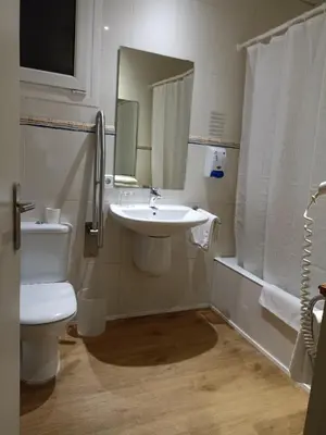 Un baño de Hotel Europa