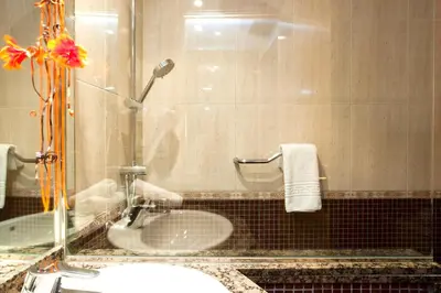 Un baño de Bed and Breakfast El Pekinaire