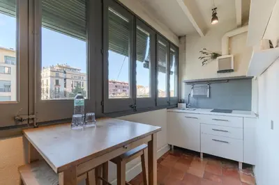 Una cocina o zona de cocina en Flateli Ballesteries