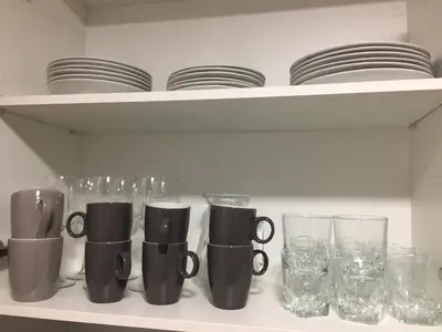 Utensilios para hacer té y café en Apartment Victor
