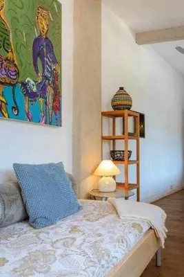 Cama o camas de una habitación en Sleep and Stay Terrace Loft in Sant Daniel
