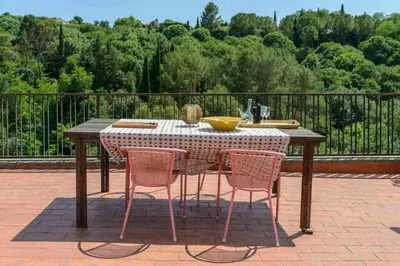 Un balcón o terraza de Sleep and Stay Terrace Loft in Sant Daniel