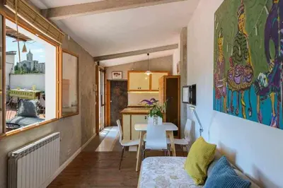 Zona de estar de Sleep and Stay Terrace Loft in Sant Daniel